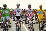 Andy Schleck Schleck whrend der 21. Etappe der Tour de France 2009